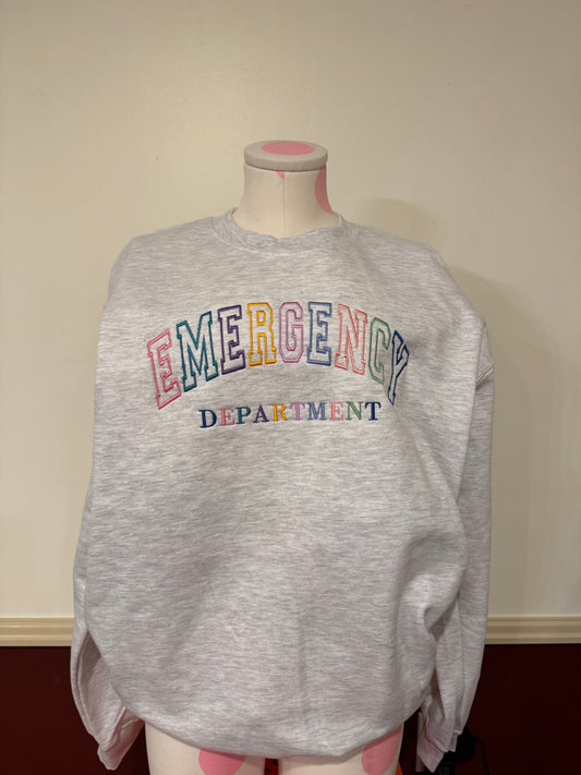 Nurse / Hospital Department Crew Neck Sweatshirt - You pick colors & department