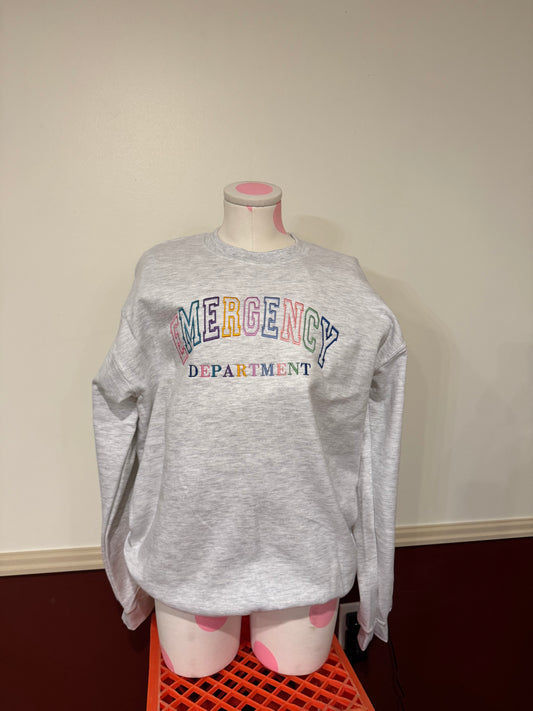 Nurse / Hospital Department Crew Neck Sweatshirt - You pick colors & department